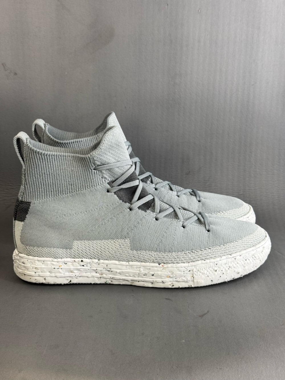 Converse Chuck Taylor All Star Crater Knit Hi Limestone Grey men’s size 12